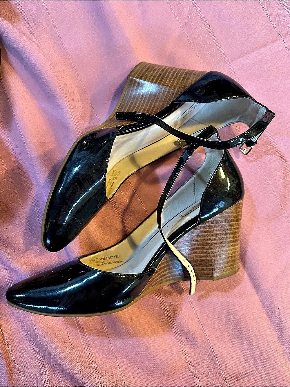 Leather Wedge Heels